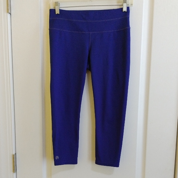 Athleta Blue Leggings - Picture 1 of 5